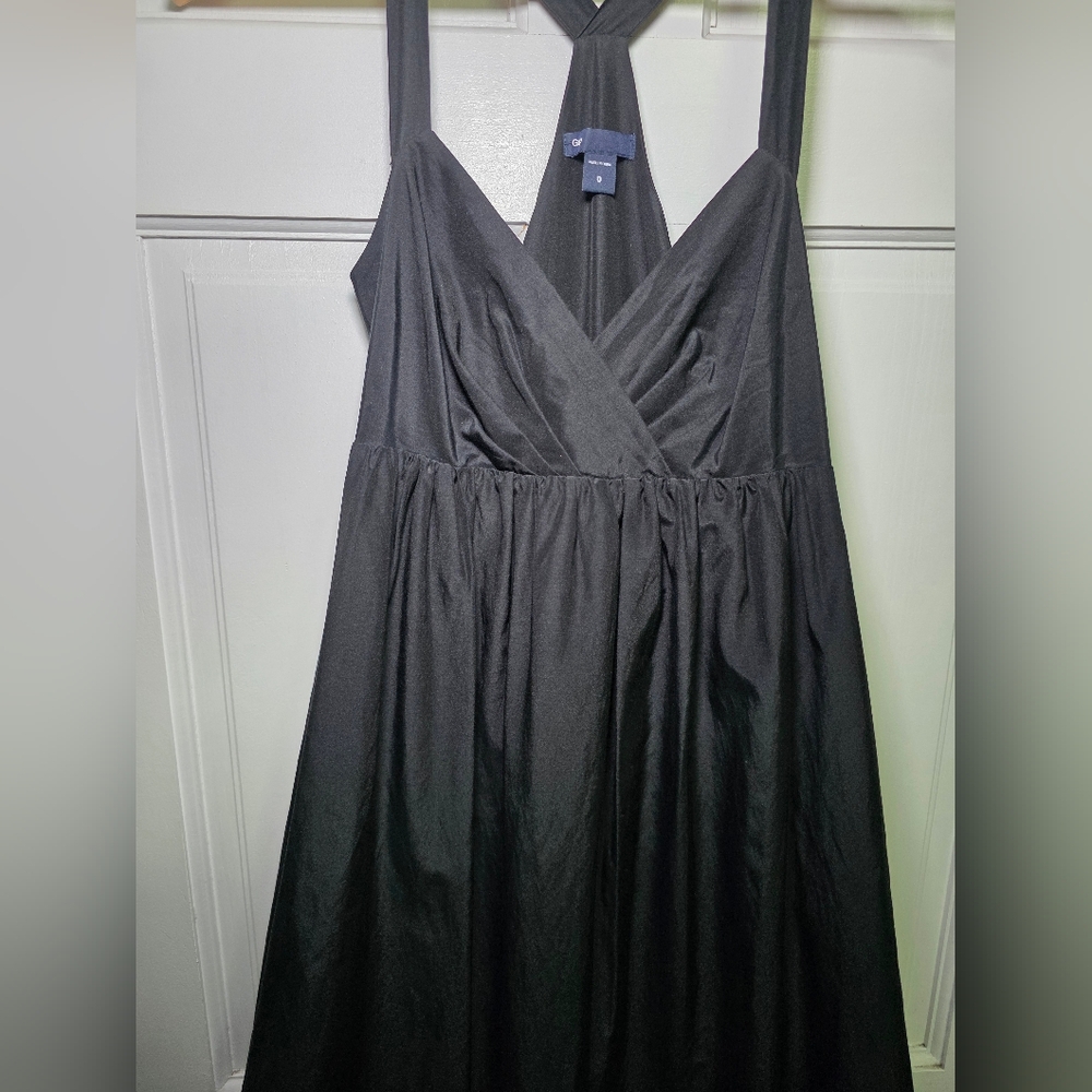 GAP Silk & Cotton Blend Racerback Babydoll Dress w/Pockets- Size 0